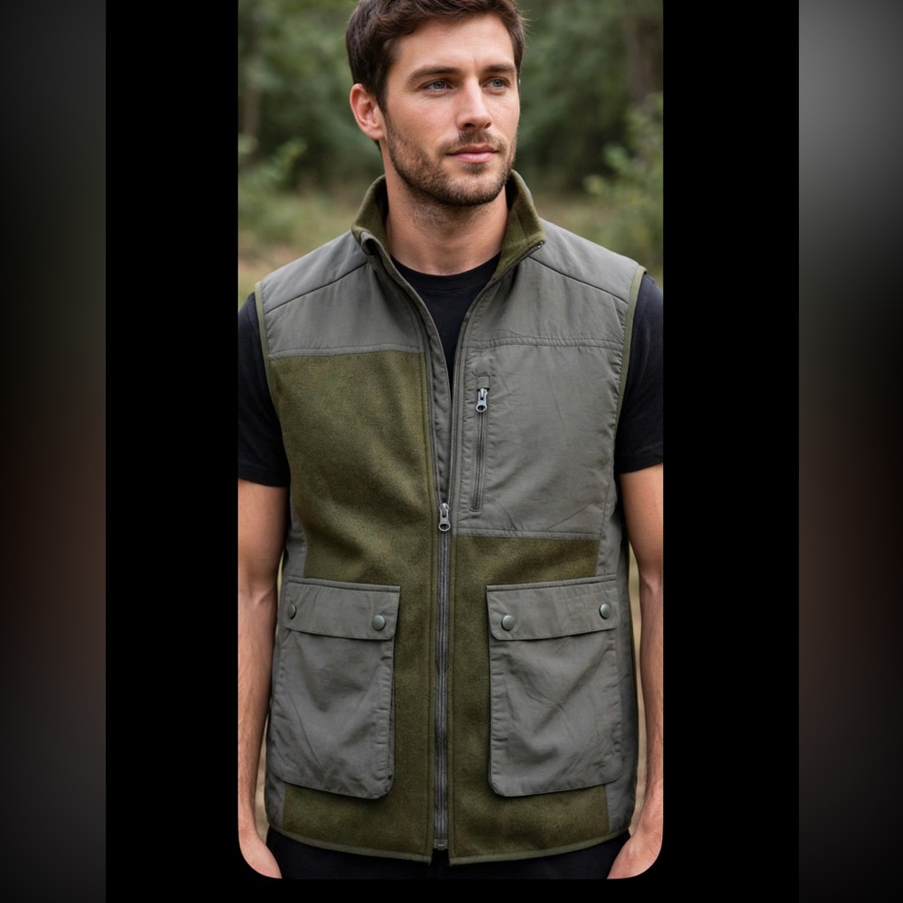 💥🆕💥 F/X FUSION Olive Two-Tone Utility Vest Size: medium